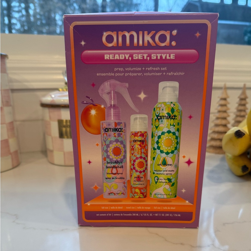 Amika Ready Set Style Set NWT